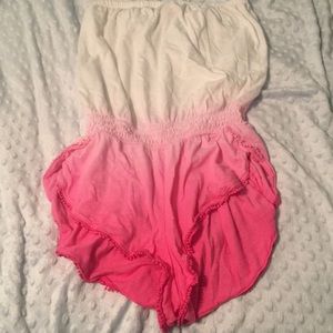 Pink ombré romper.